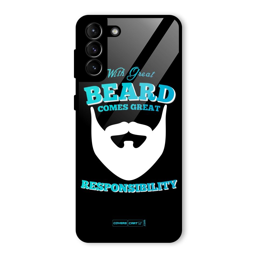 Great Beard Glass Back Case for Galaxy S21 Plus