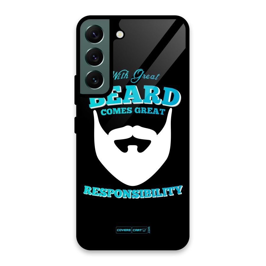 Great Beard Glass Back Case for Galaxy S22 5G