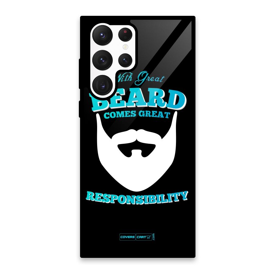 Great Beard Glass Back Case for Galaxy S22 Ultra 5G