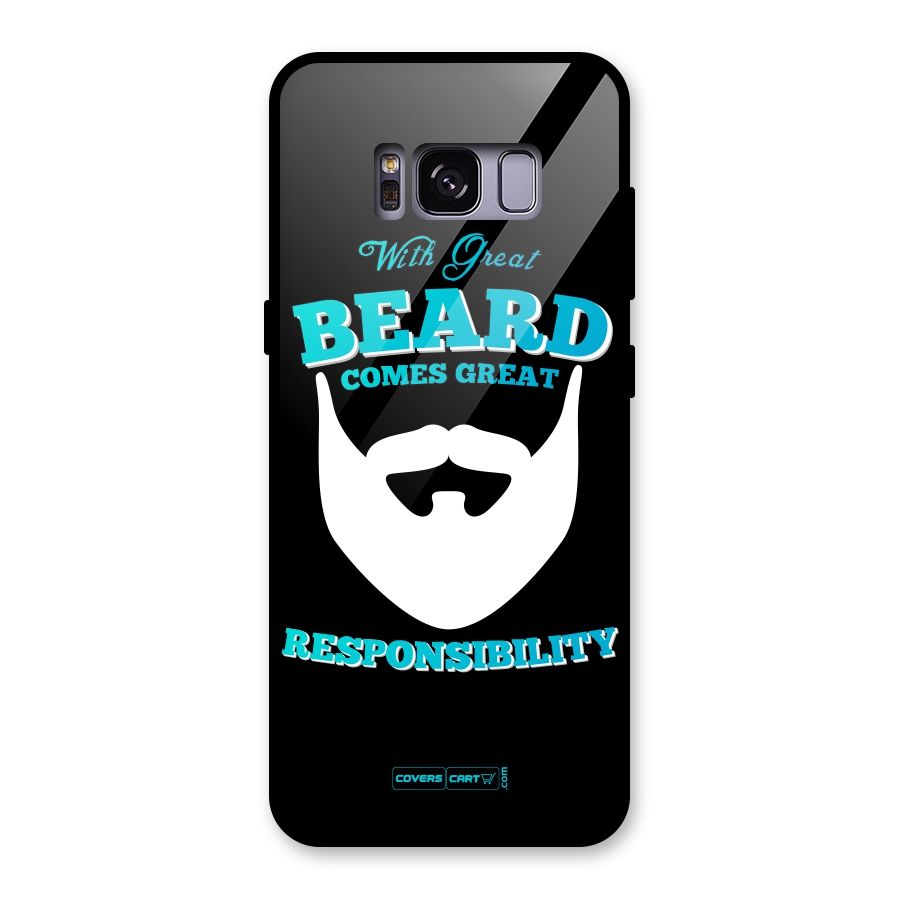 Great Beard Glass Back Case for Galaxy S8