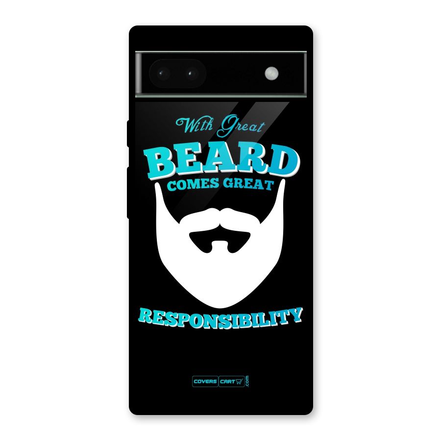 Great Beard Glass Back Case for Google Pixel 6a