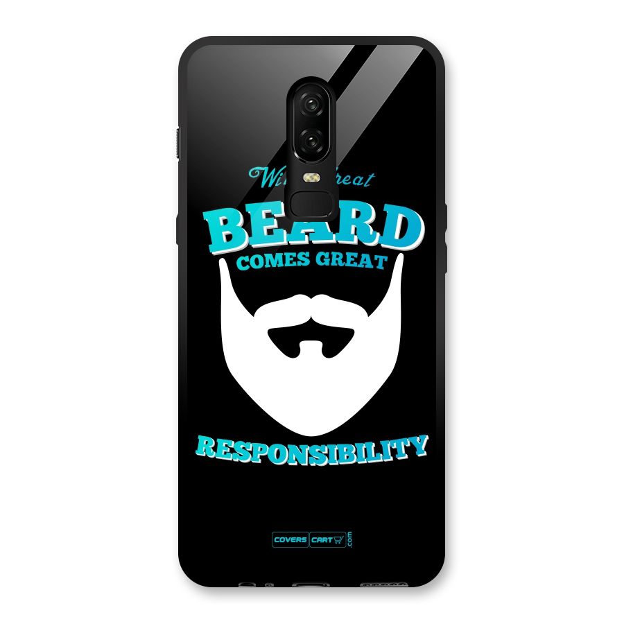 Great Beard Glass Back Case for OnePlus 6