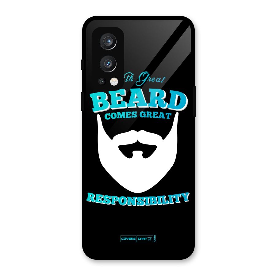 Great Beard Glass Back Case for OnePlus Nord 2 5G