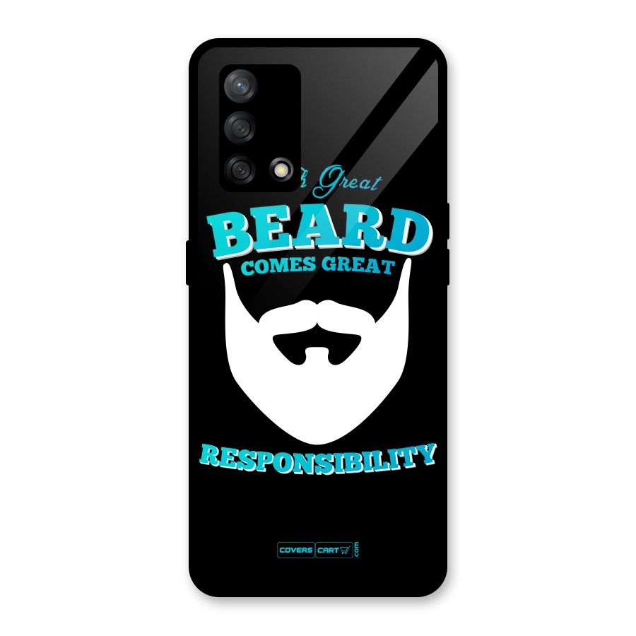Great Beard Glass Back Case for Oppo F19