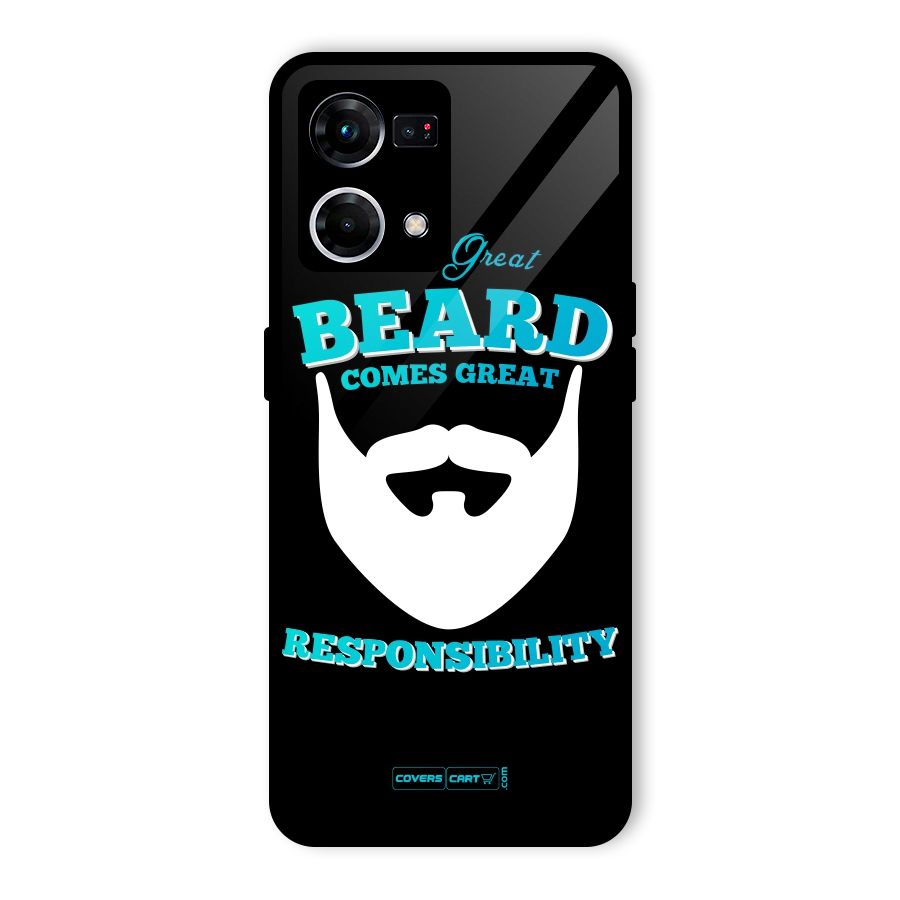 Great Beard Glass Back Case for Oppo F21 Pro 4G