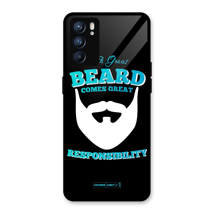 Great Beard Glass Back Case for Oppo Reno6 5G