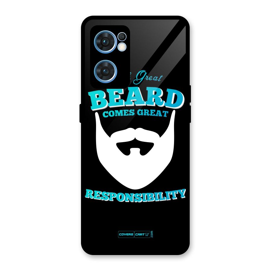 Great Beard Glass Back Case for Oppo Reno7 5G