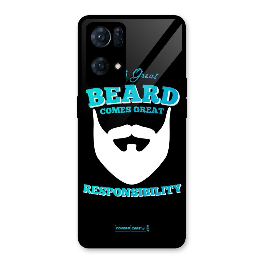Great Beard Glass Back Case for Oppo Reno7 Pro 5G