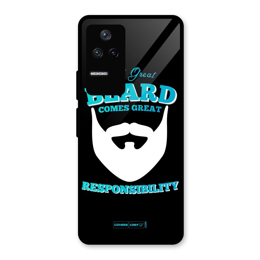 Great Beard Glass Back Case for Poco F4 5G