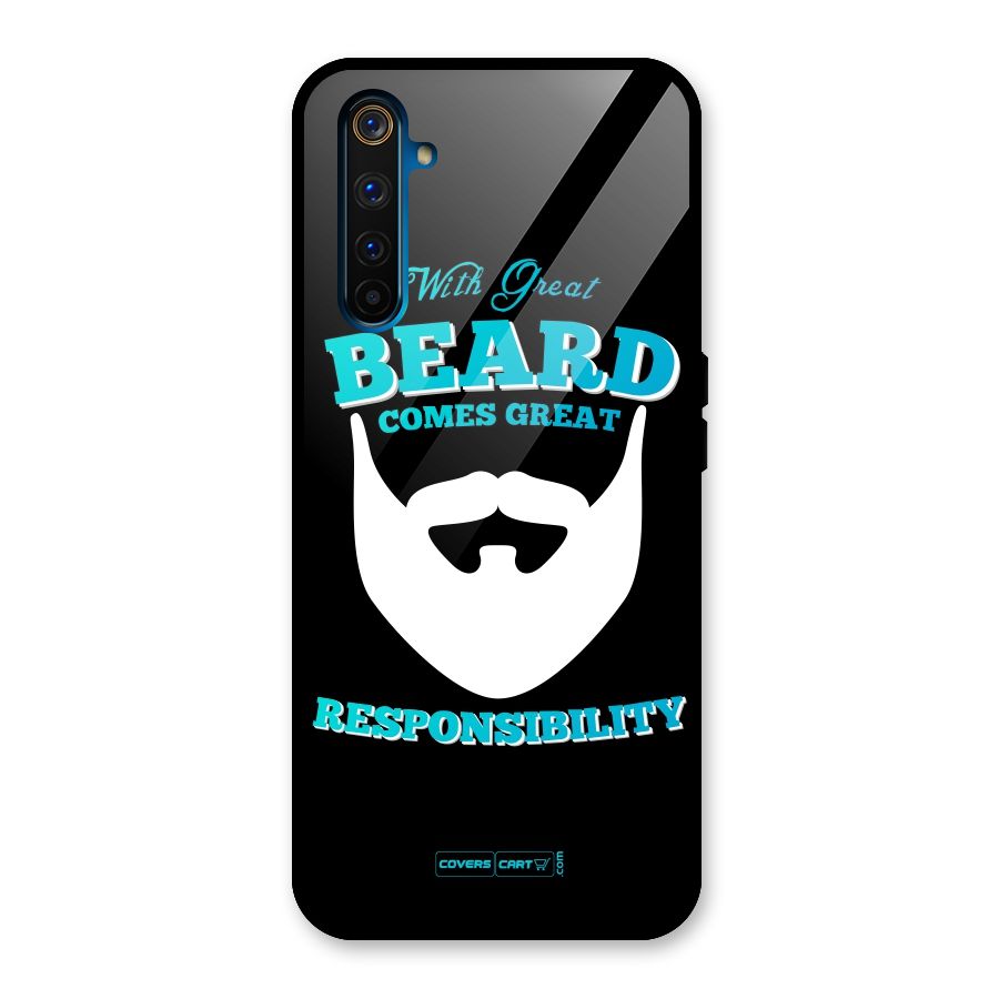 Great Beard Glass Back Case for Realme 6 Pro