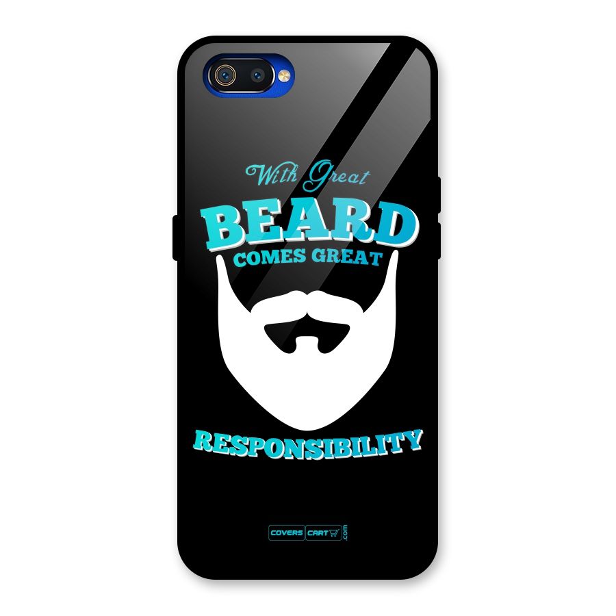 Great Beard Glass Back Case for Realme C2