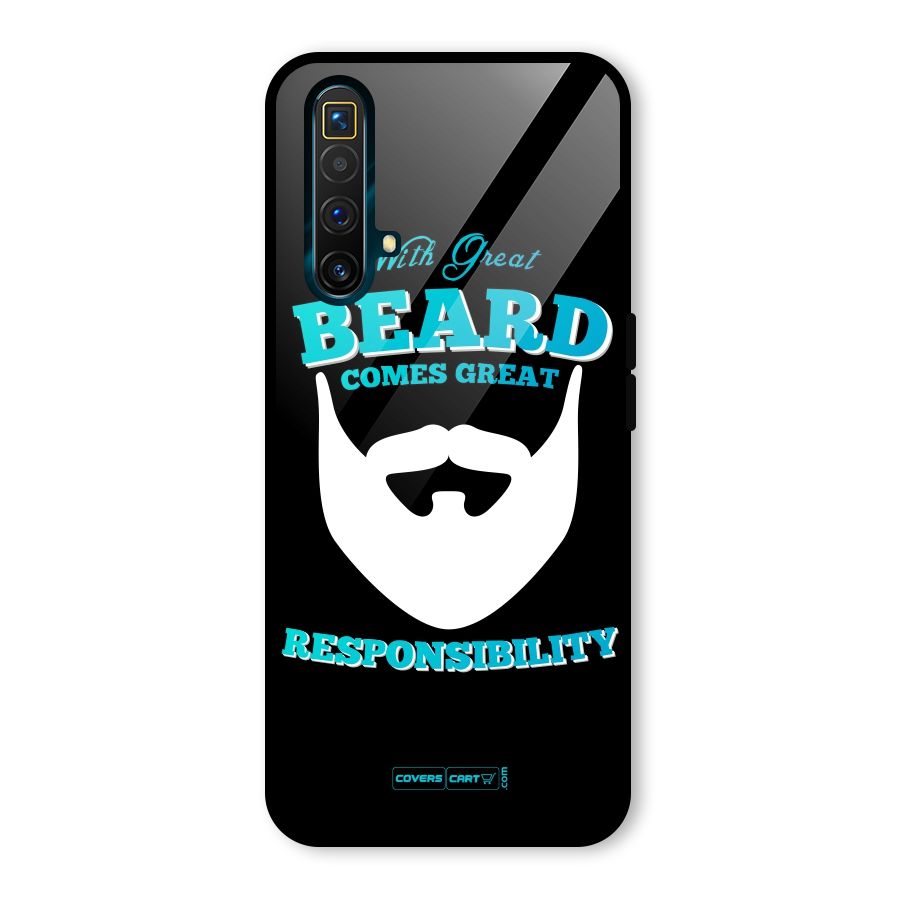 Great Beard Glass Back Case for Realme X3 SuperZoom