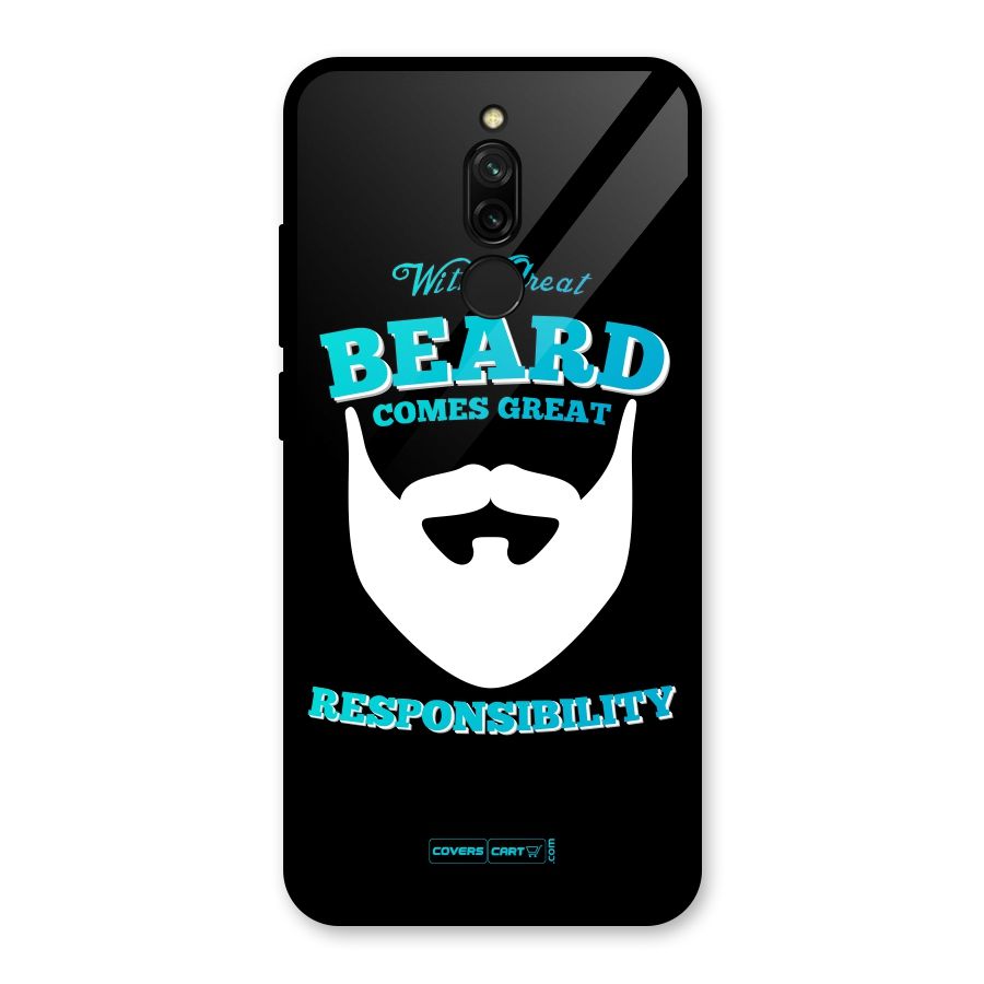 Great Beard Glass Back Case for Redmi 8
