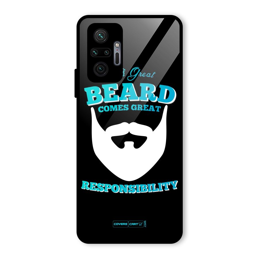 Great Beard Glass Back Case for Redmi Note 10 Pro Max
