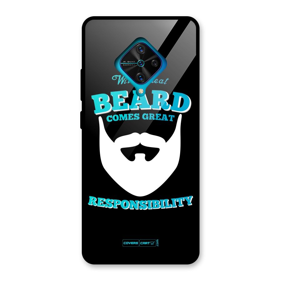 Great Beard Glass Back Case for Vivo S1 Pro