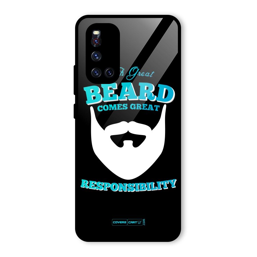 Great Beard Glass Back Case for Vivo V19