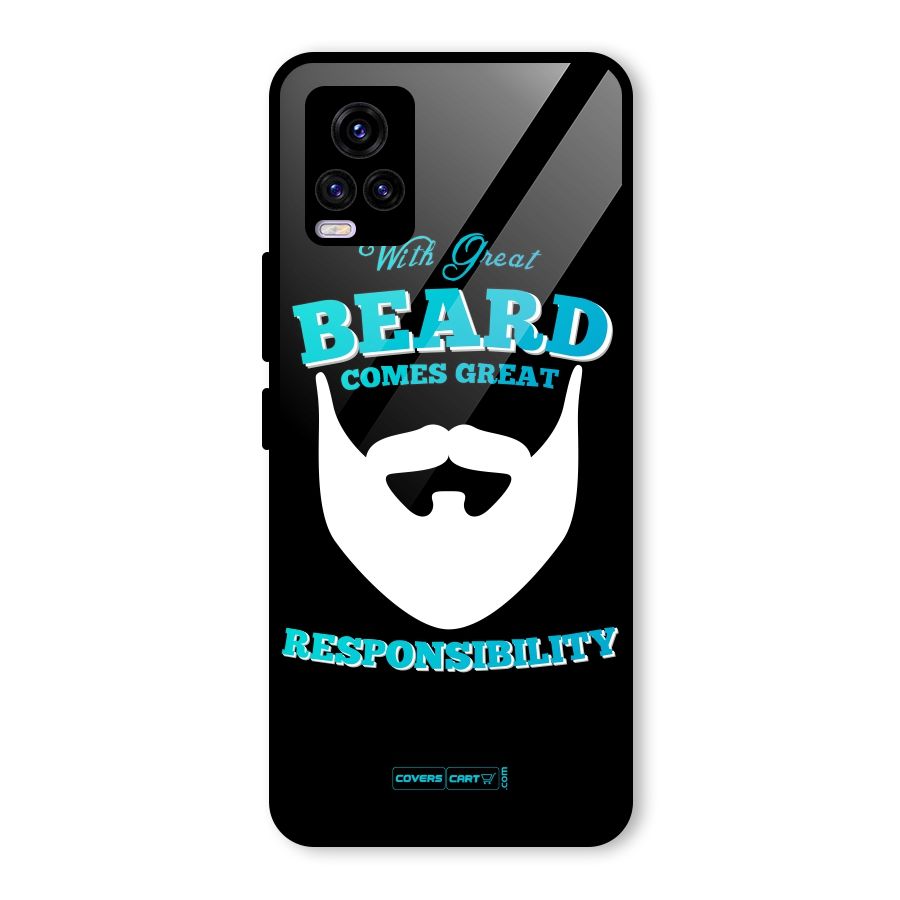 Great Beard Glass Back Case for Vivo V20