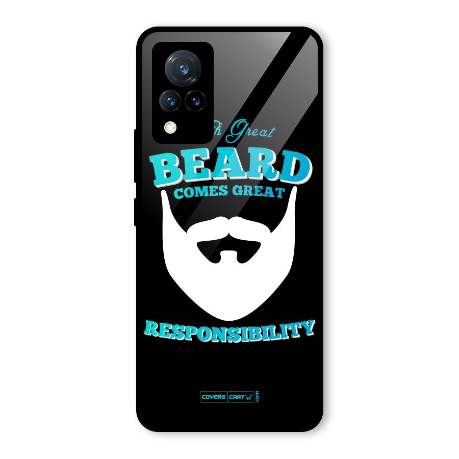 Great Beard Glass Back Case for Vivo V21 5G