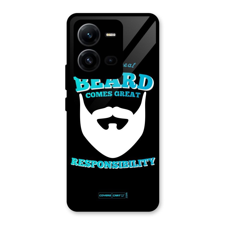 Great Beard Glass Back Case for Vivo V25