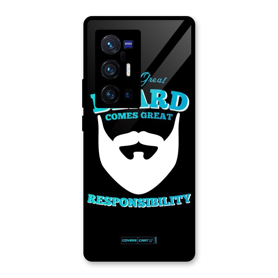 Great Beard Glass Back Case for Vivo X70 Pro Plus