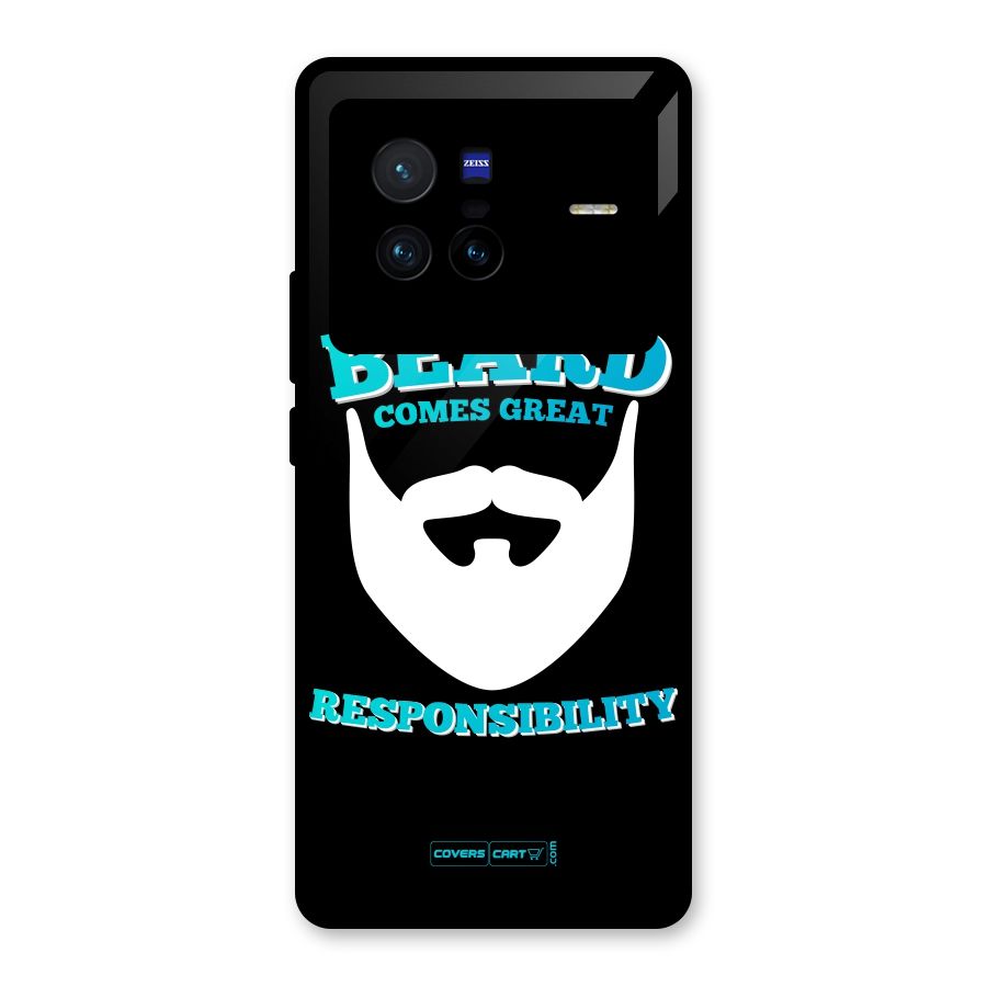 Great Beard Glass Back Case for Vivo X80