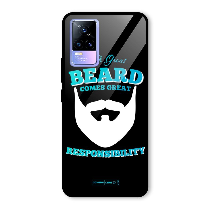 Great Beard Glass Back Case for Vivo Y73
