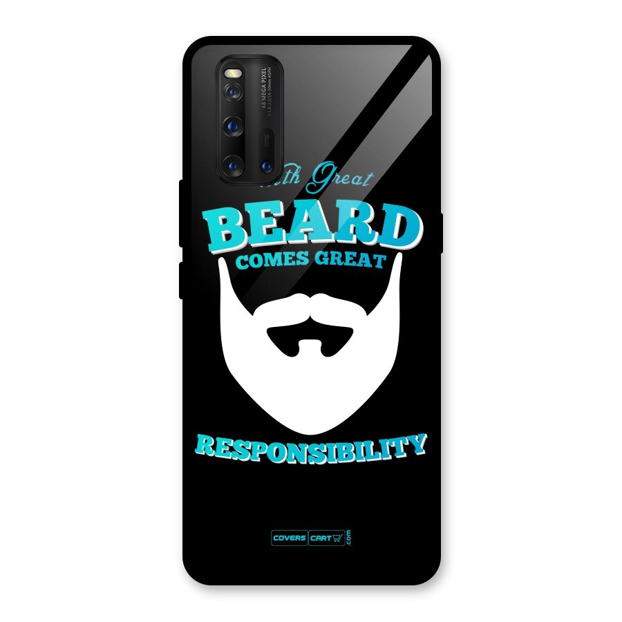 Great Beard Glass Back Case for Vivo iQOO 3