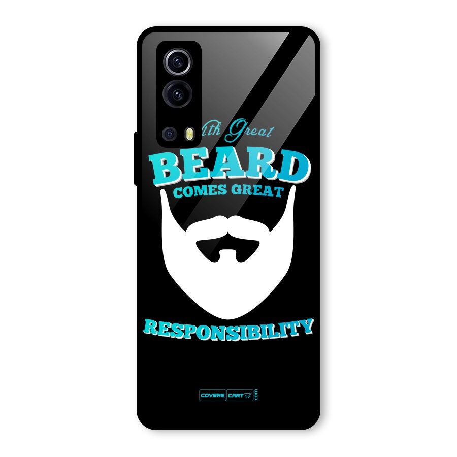 Great Beard Glass Back Case for Vivo iQOO Z3