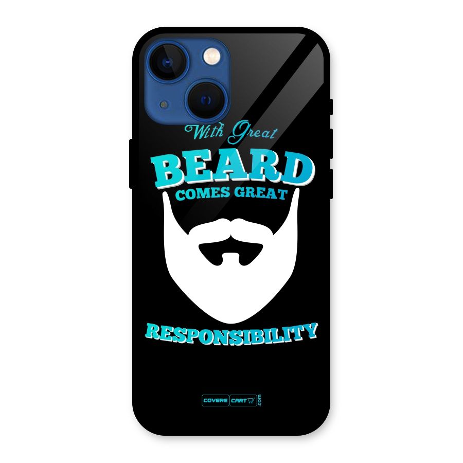 Great Beard Glass Back Case for iPhone 13 Mini