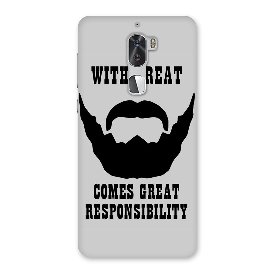 Great Beard Great Responsibility Back Case for Coolpad Cool 1