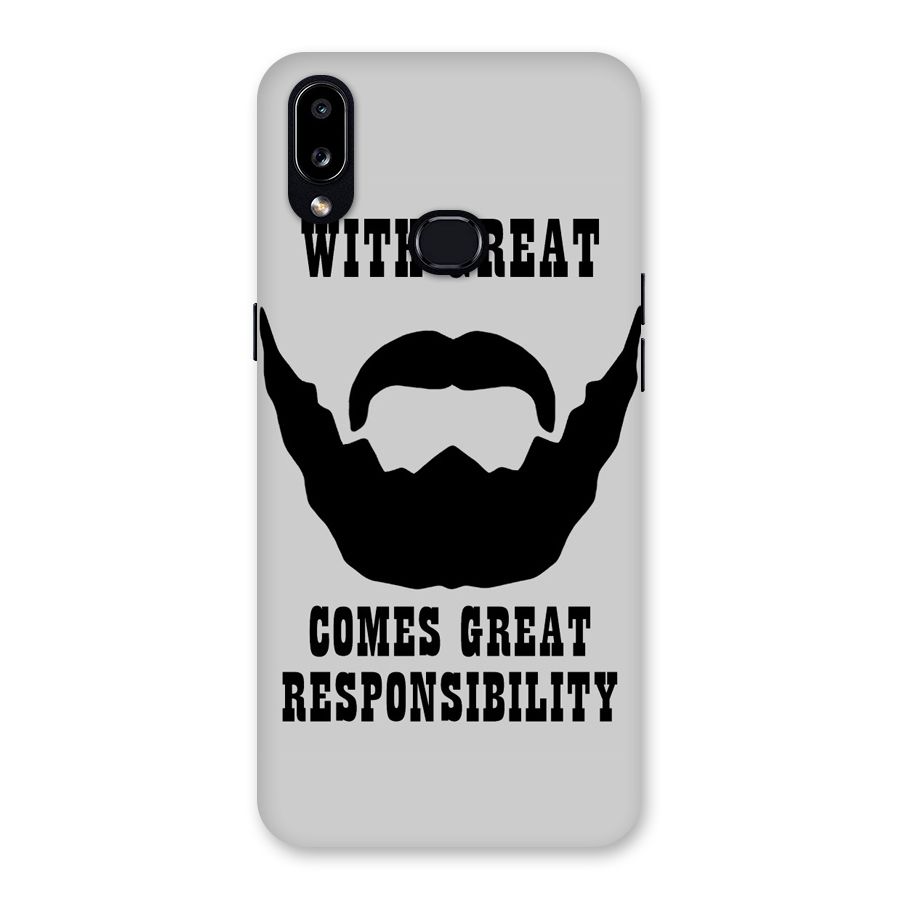 Great Beard Great Responsibility Back Case for Galaxy A10s