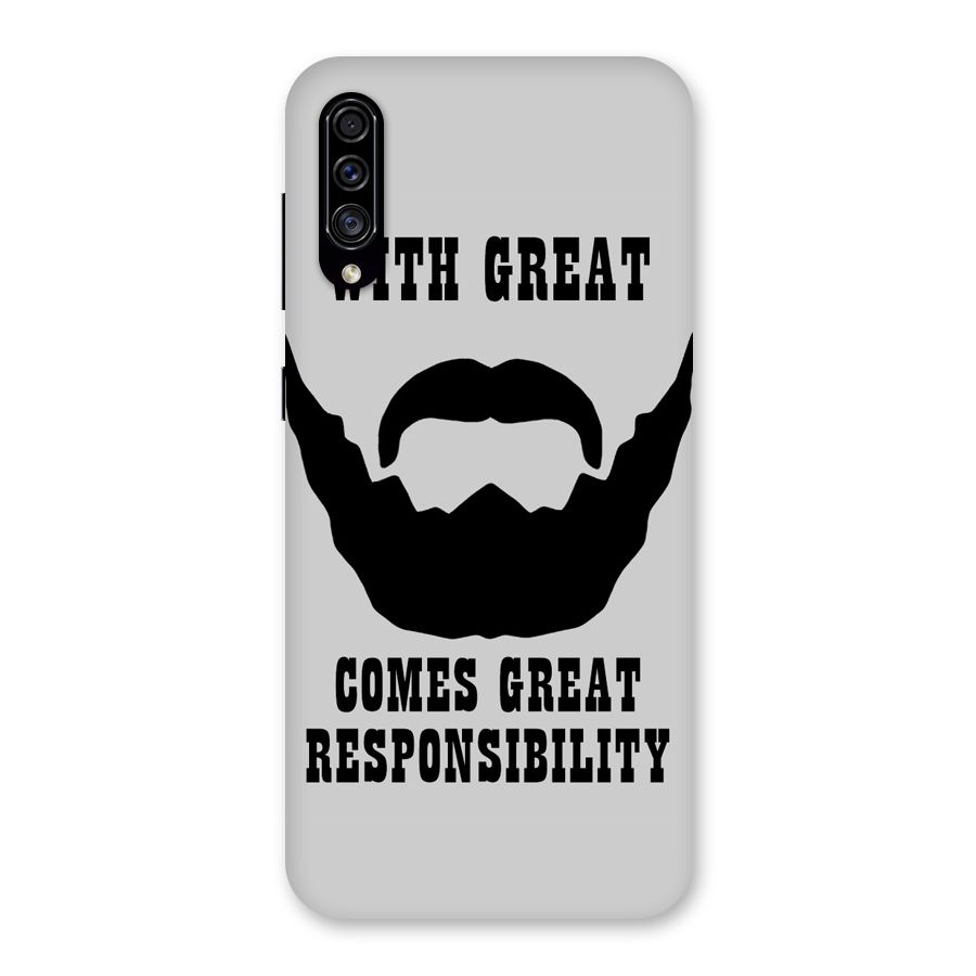 Great Beard Great Responsibility Back Case for Galaxy A30s