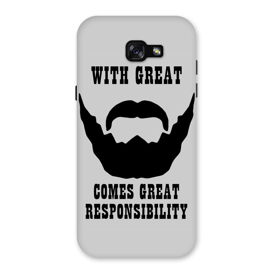 Great Beard Great Responsibility Back Case for Galaxy A7 (2017)
