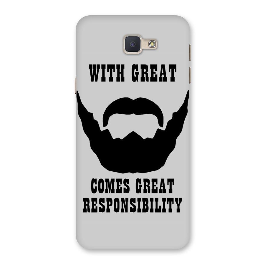 Great Beard Great Responsibility Back Case for Galaxy J5 Prime