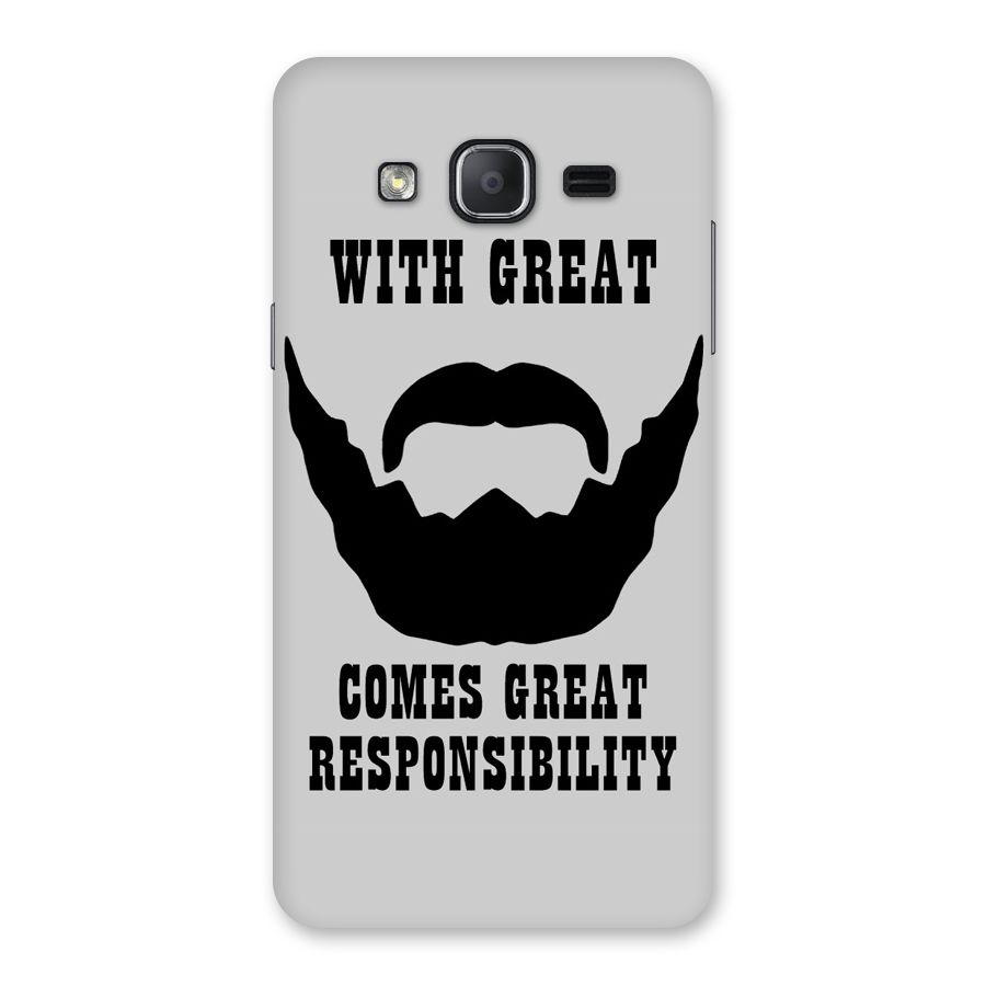 Great Beard Great Responsibility Back Case for Galaxy On7 2015