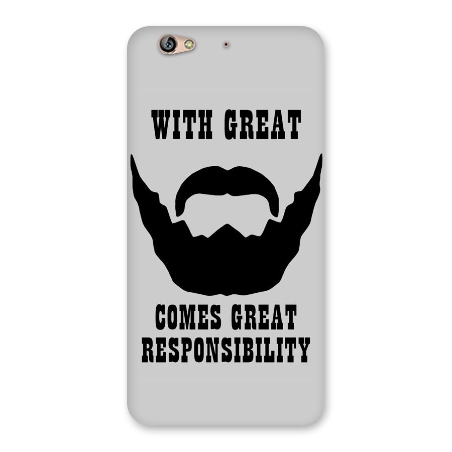 Great Beard Great Responsibility Back Case for Gionee S6