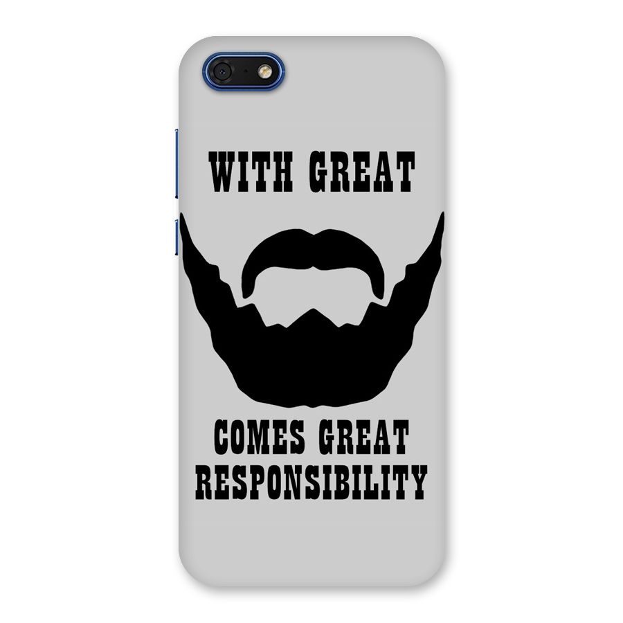 Great Beard Great Responsibility Back Case for Honor 7s