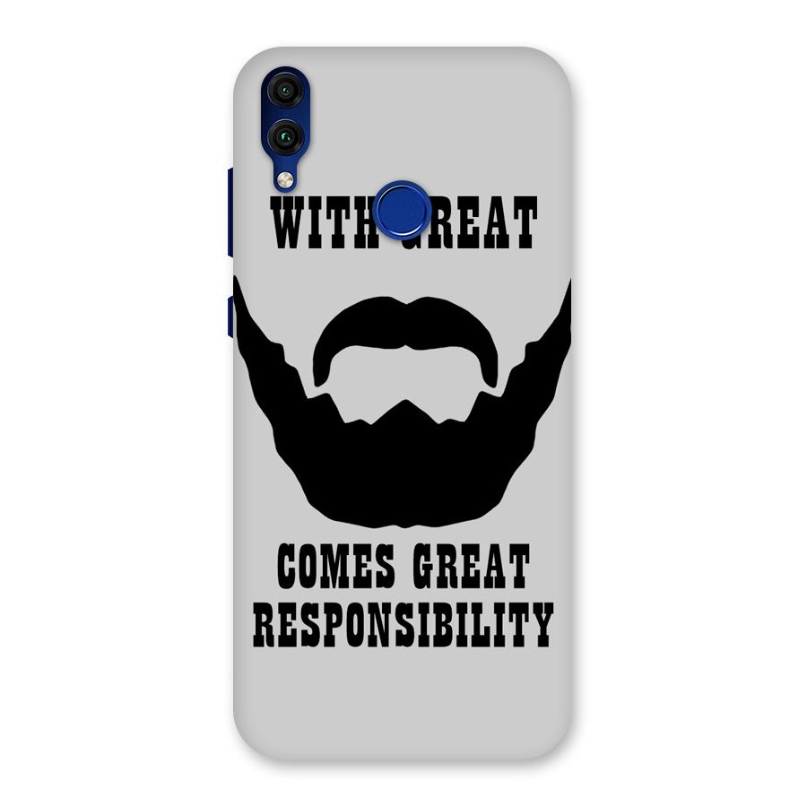 Great Beard Great Responsibility Back Case for Honor 8C