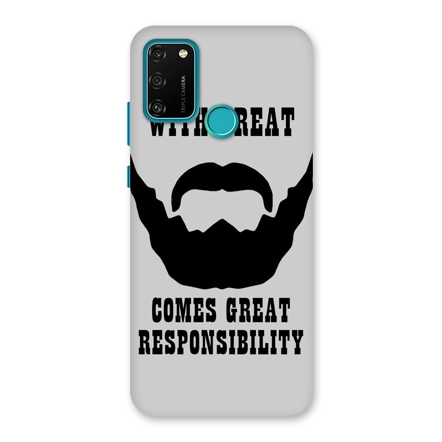 Great Beard Great Responsibility Back Case for Honor 9A