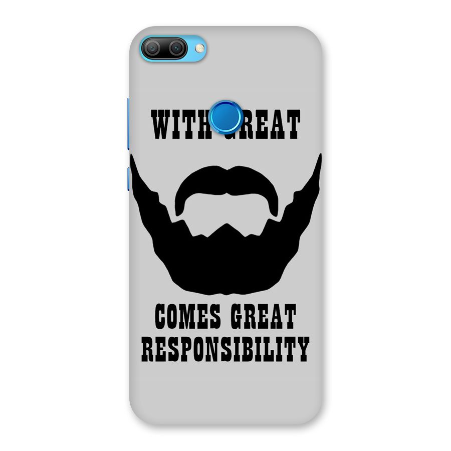 Great Beard Great Responsibility Back Case for Honor 9N