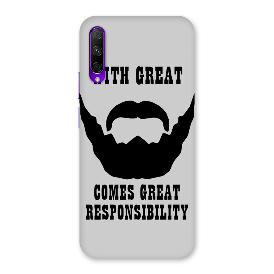 Great Beard Great Responsibility Back Case for Honor 9X Pro