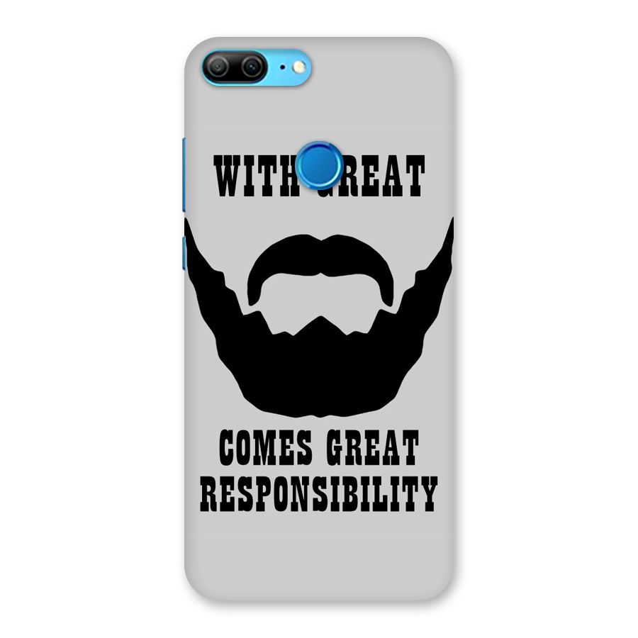Great Beard Great Responsibility Back Case for Honor 9 Lite