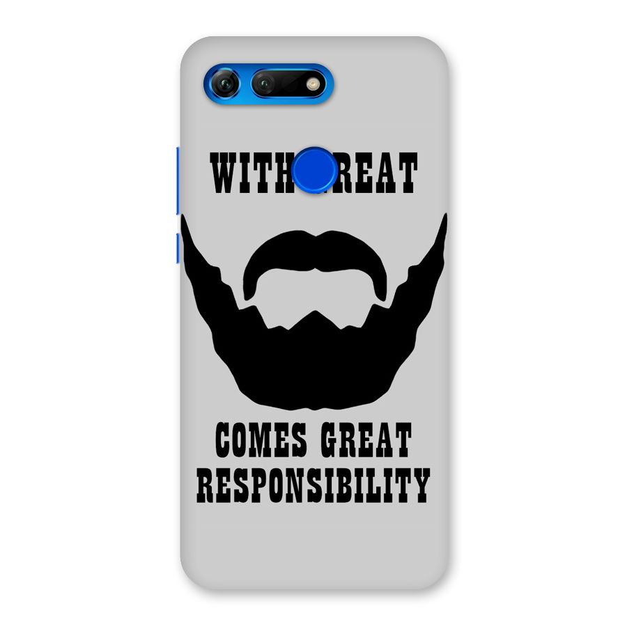Great Beard Great Responsibility Back Case for Honor View 20