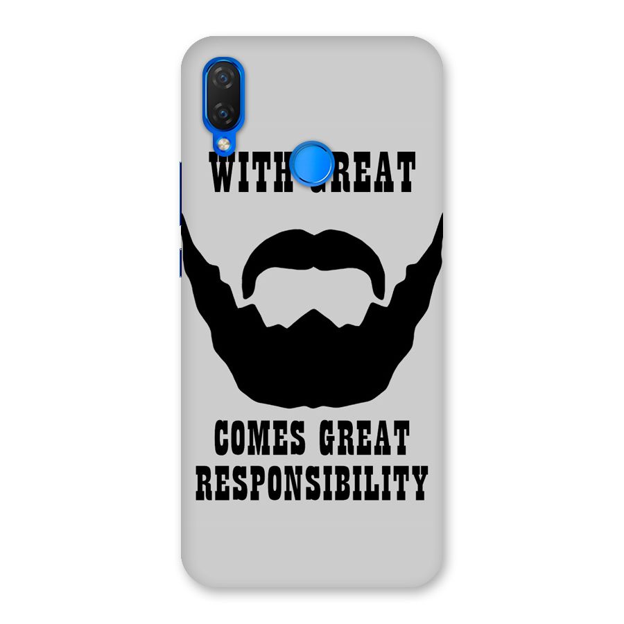 Great Beard Great Responsibility Back Case for Huawei P Smart+