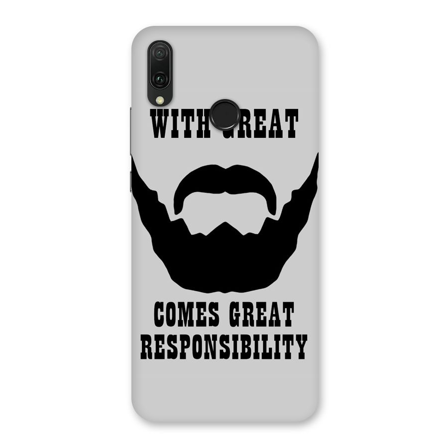 Great Beard Great Responsibility Back Case for Huawei Y9 (2019)