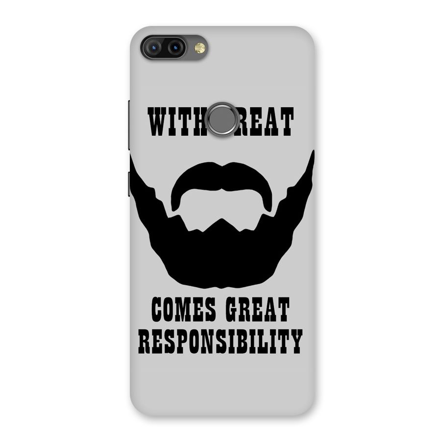Great Beard Great Responsibility Back Case for Infinix Hot 6 Pro