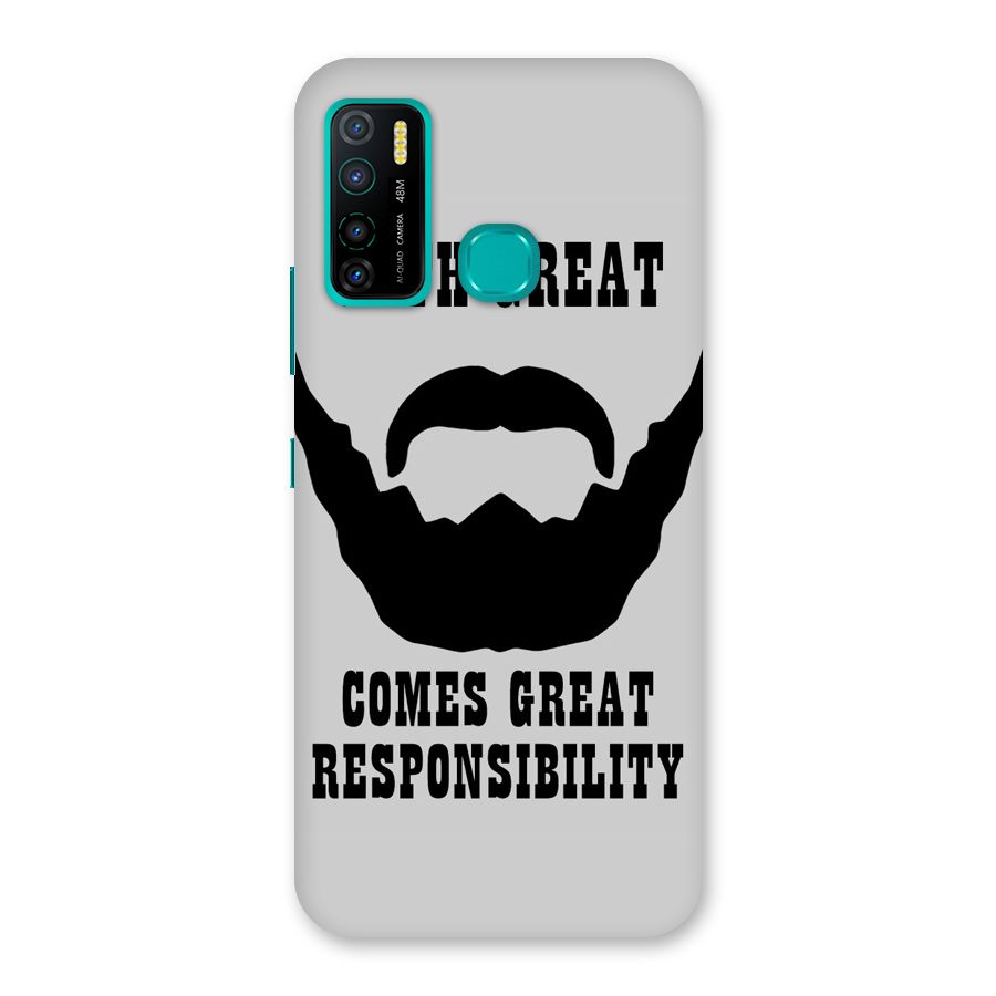 Great Beard Great Responsibility Back Case for Infinix Hot 9 Pro