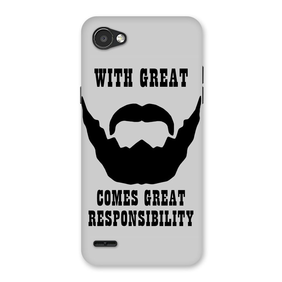 Great Beard Great Responsibility Back Case for LG Q6
