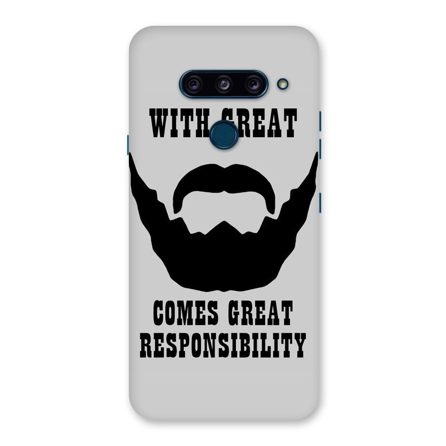 Great Beard Great Responsibility Back Case for LG  V40 ThinQ