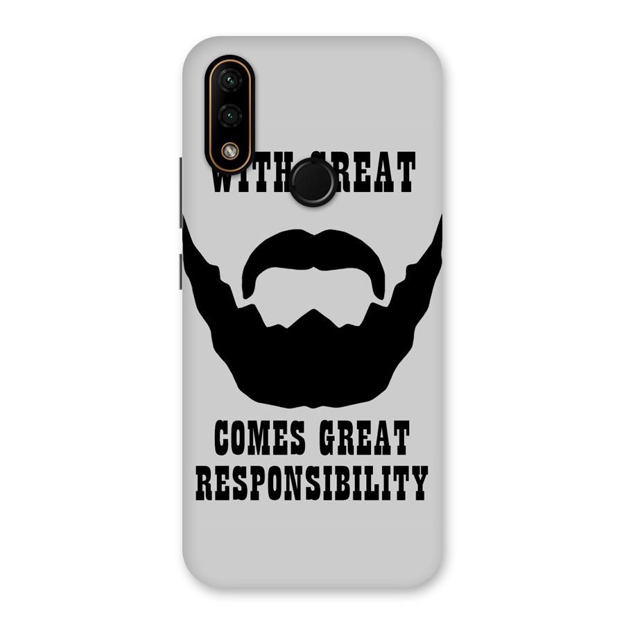 Great Beard Great Responsibility Back Case for Lenovo A6 Note